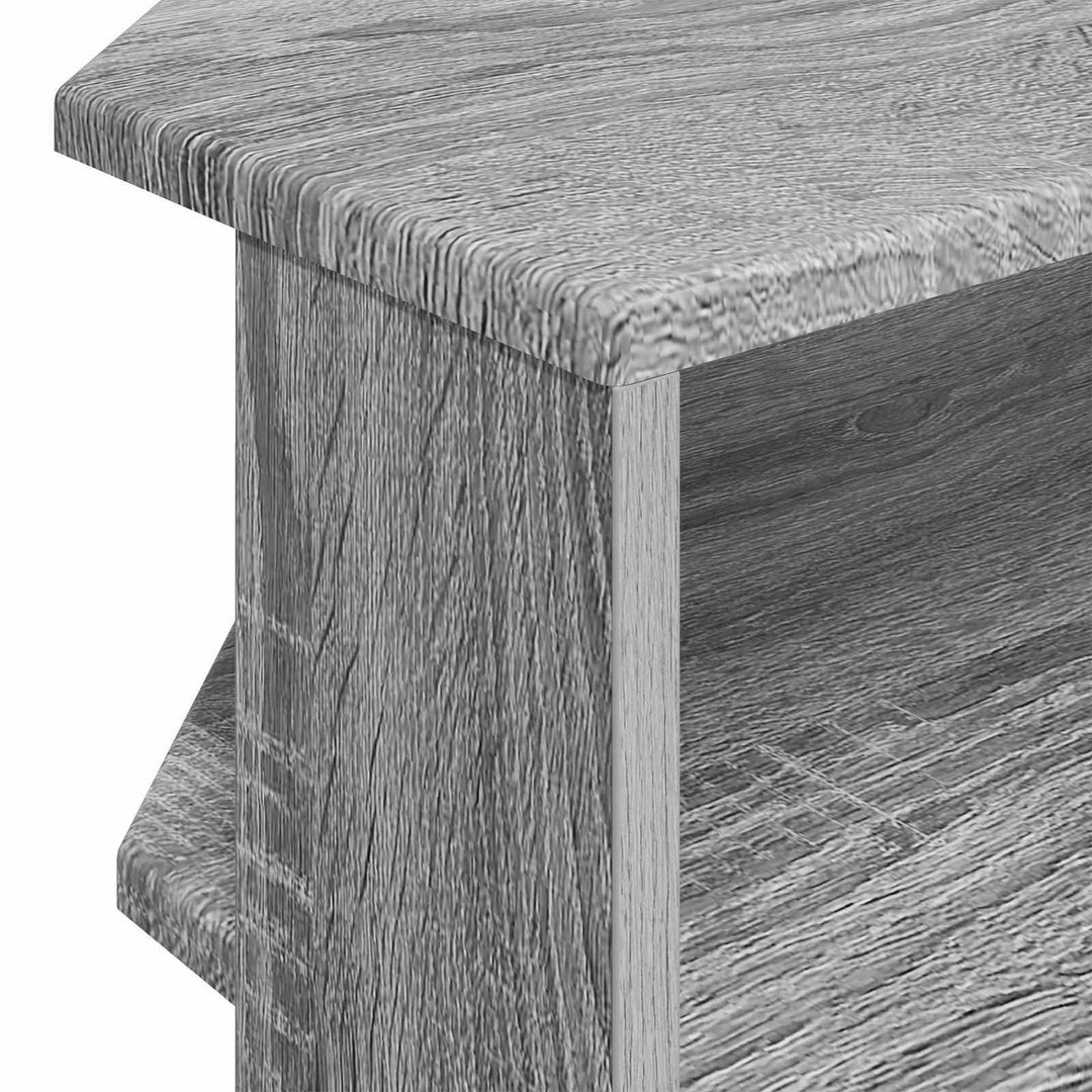 HjørneTVskab 100 x 40,5 x 45 cm Grå Sonoma Konstrueret træ