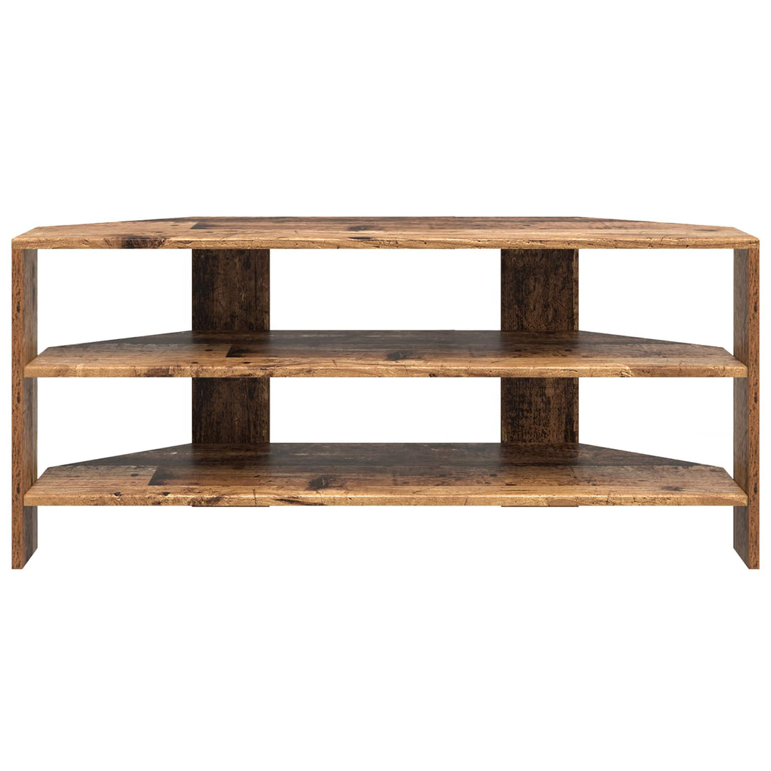 HjørneTVskab Gammelt træ 102x40,5x45cm Konstrueret træ