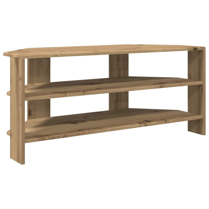 HjørneTVskab 102x40,5x45cm Artisan Egetræ Konstrueret træ