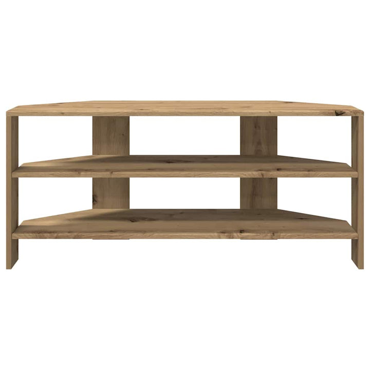 HjørneTVskab 102x40,5x45cm Artisan Egetræ Konstrueret træ