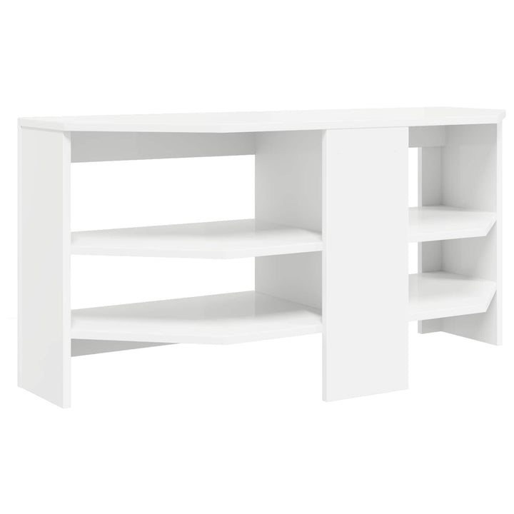 HjørneTVskab Hvid 102 x 40,5 x 45 cm Konstrueret træ