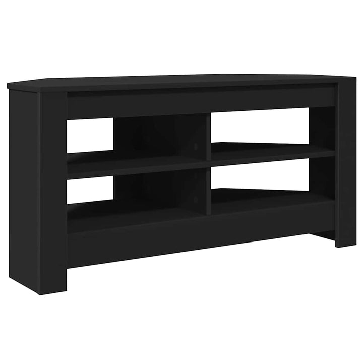 HjørneTVskab Sort 102 x 40,5 x 45 cm Konstrueret træ