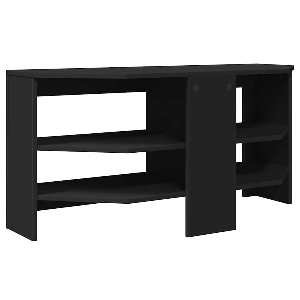 HjørneTVskab Sort 102 x 40,5 x 45 cm Konstrueret træ