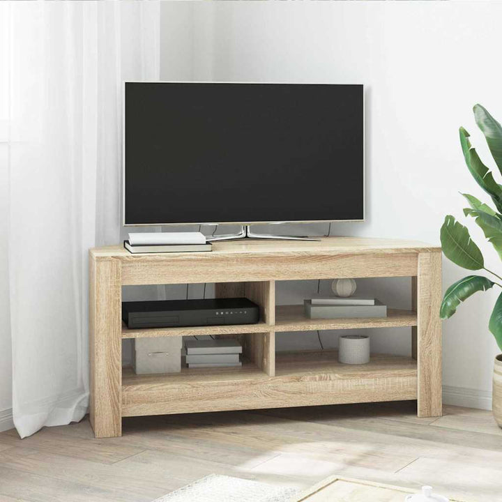 HjørneTVskab Sonoma eg 102 x 40,5 x 45 cm Konstrueret træ