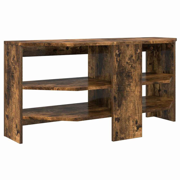 HjørneTVskab 102 x 40,5 x 45 cm Røget eg Konstrueret træ