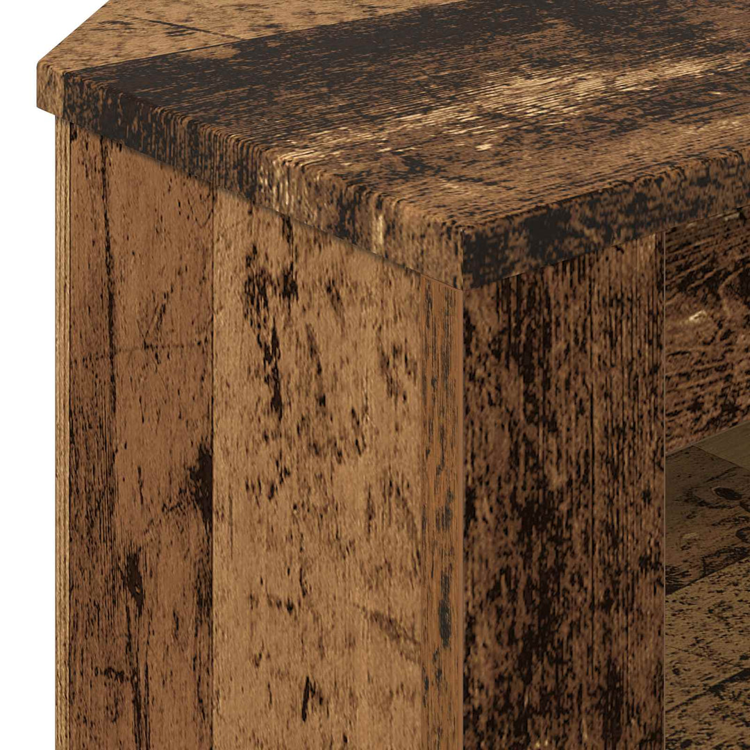 HjørneTVskab Gammelt træ 102 x 40,5 x 45 cm Konstrueret træ