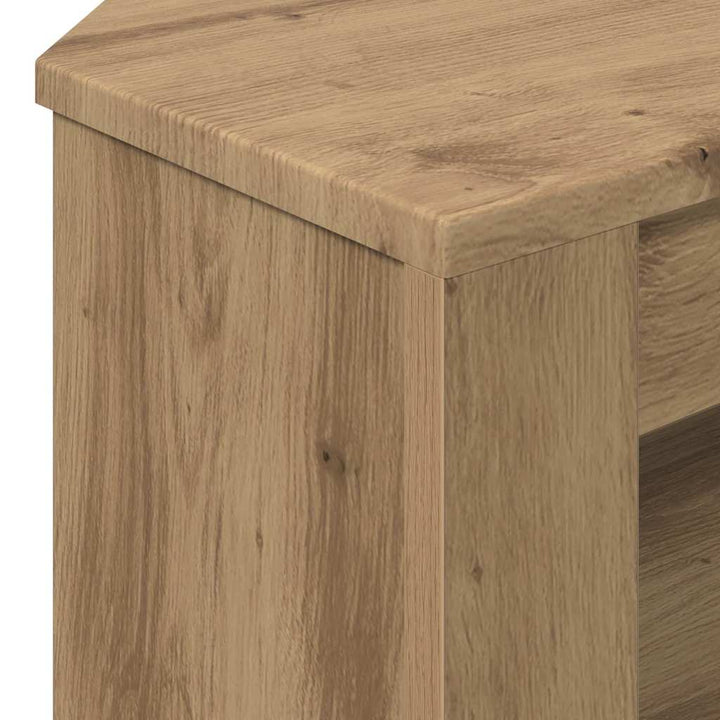 HjørneTVskab Artisan Egetræ 102 x 40,5 x 45 cm Konstrueret træ