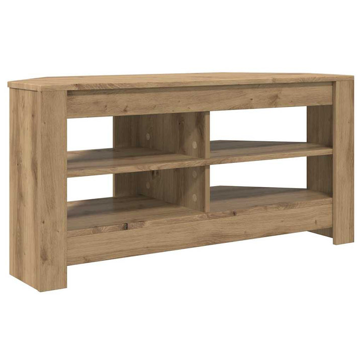 HjørneTVskab Artisan Egetræ 102 x 40,5 x 45 cm Konstrueret træ