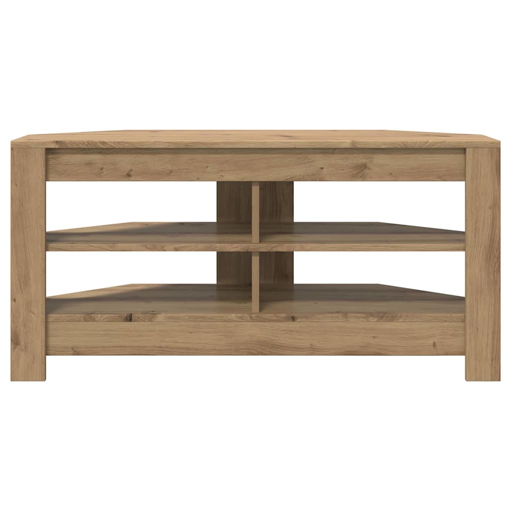 HjørneTVskab Artisan Egetræ 102 x 40,5 x 45 cm Konstrueret træ
