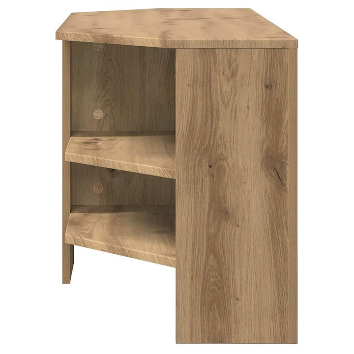 HjørneTVskab Artisan Egetræ 102 x 40,5 x 45 cm Konstrueret træ