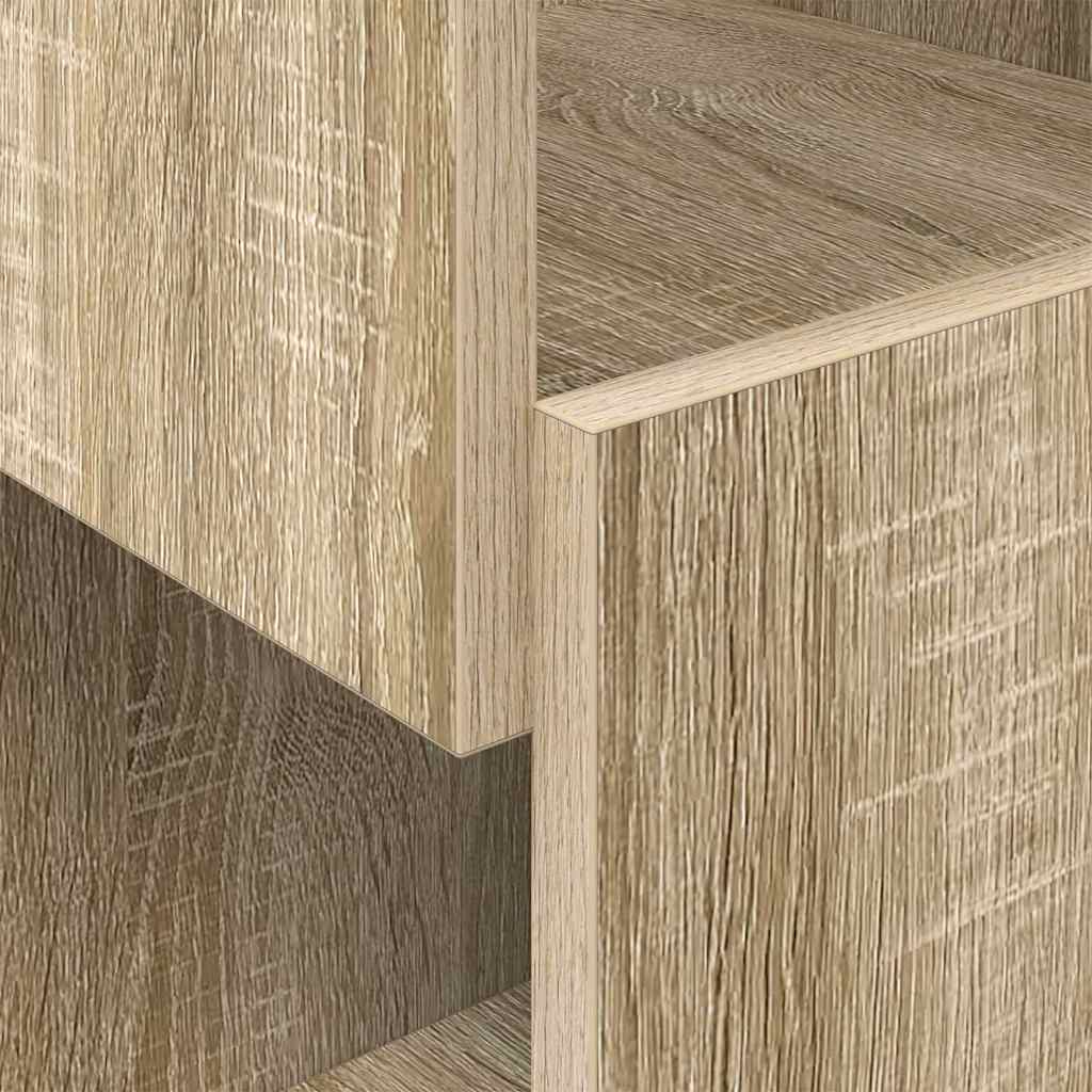 Hjørneskab 25,5x25x102cm Konstrueret træ Sonoma eg