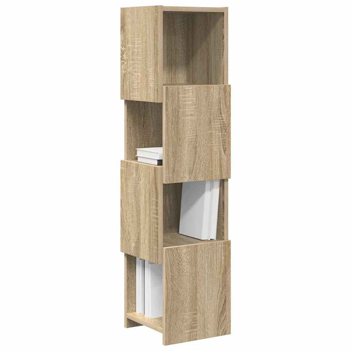Hjørneskab 25,5x25x102cm Konstrueret træ Sonoma eg