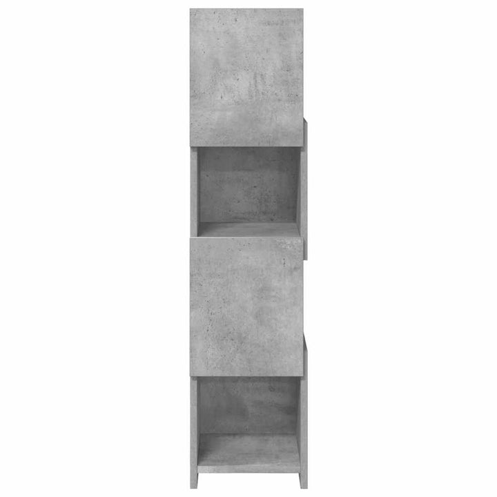 Hjørneskab 25,5x25x102cm Konstrueret træ Beton Grå