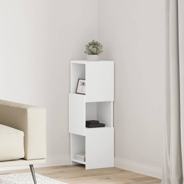 Hjørneskab 25,5x25x80cm Konstrueret træ