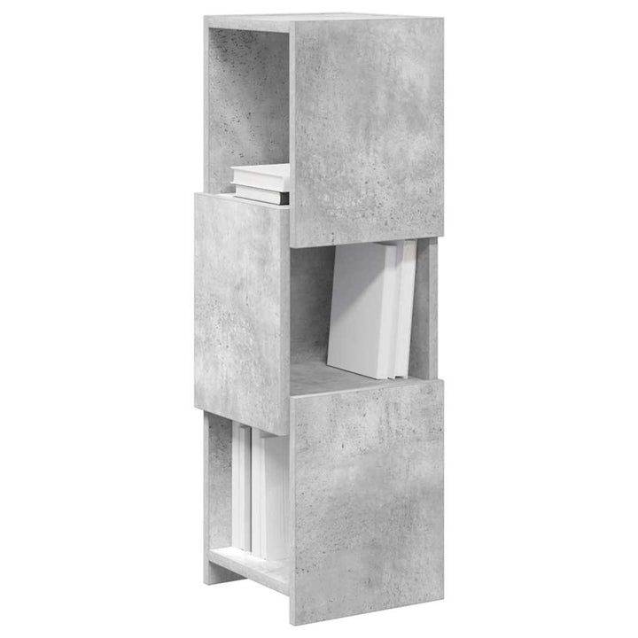 Hjørneskab 25,5x25x80cm Konstrueret træ Beton Grå