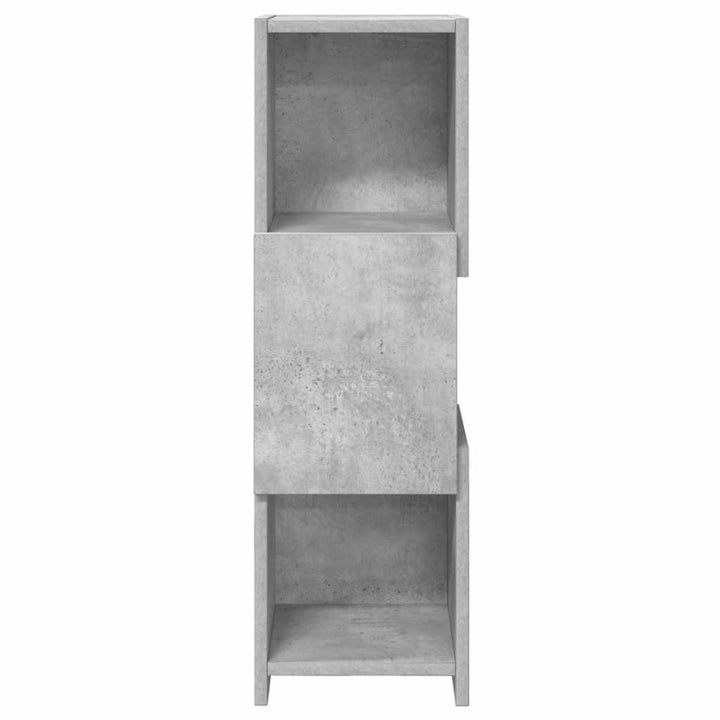 Hjørneskab 25,5x25x80cm Konstrueret træ Beton Grå
