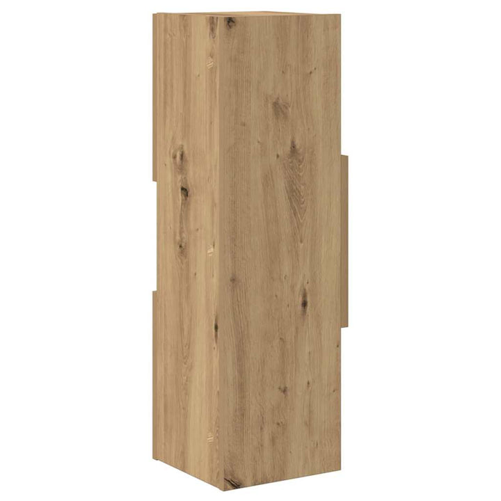 Hjørneskab 25,5x25x80cm Konstrueret træ Artisan Egetræ