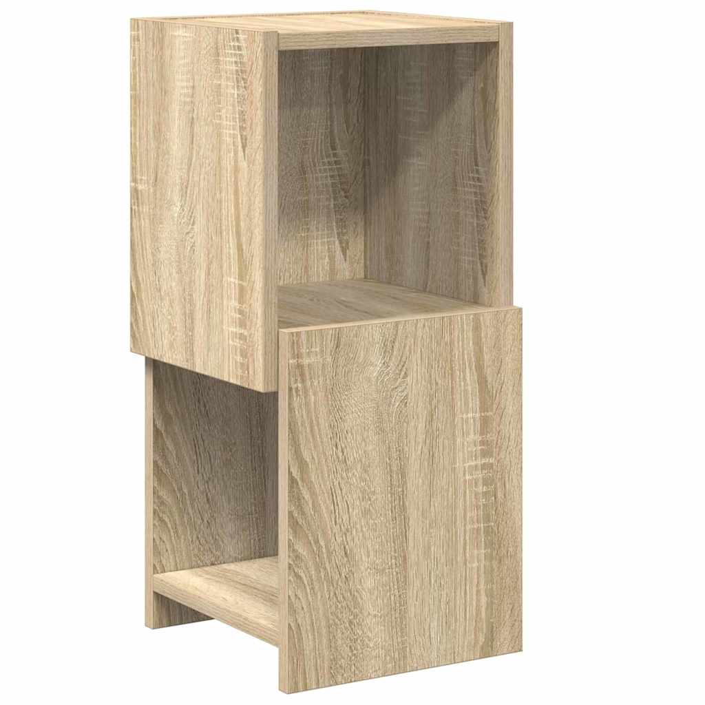 Hjørneskab 25,5x25x55cm Konstrueret træ Sonoma eg
