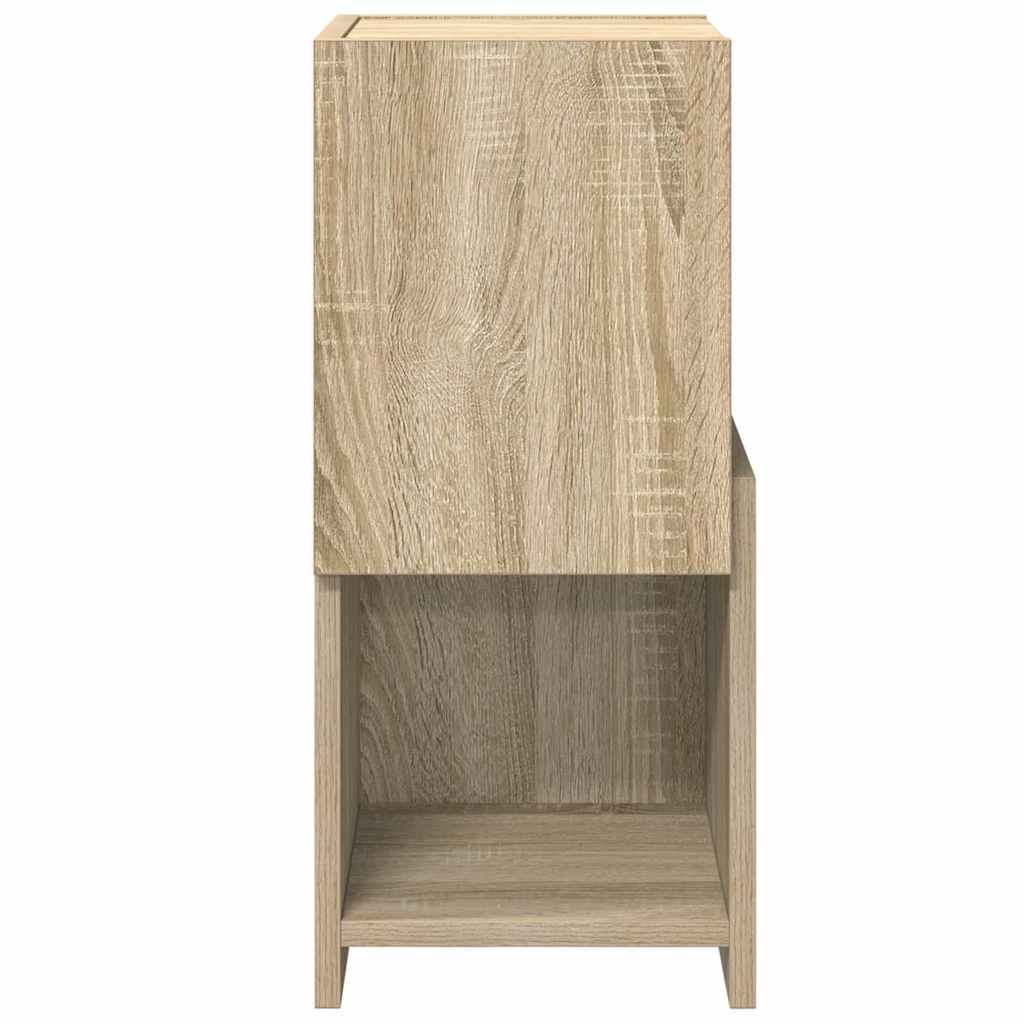 Hjørneskab 25,5x25x55cm Konstrueret træ Sonoma eg