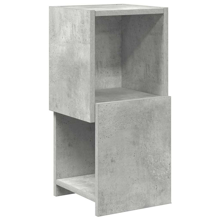 Hjørneskab Beton Grå 25,5x25x55cm Konstrueret træ