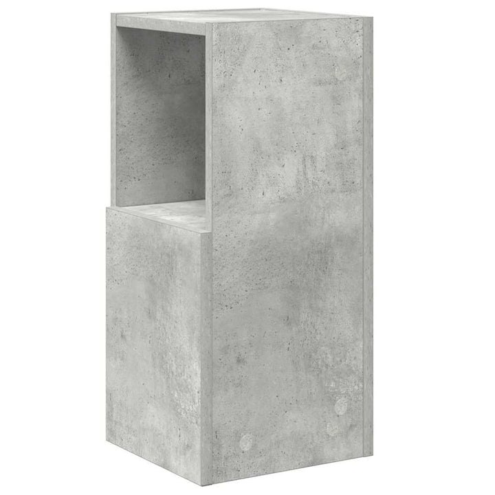 Hjørneskab Beton Grå 25,5x25x55cm Konstrueret træ