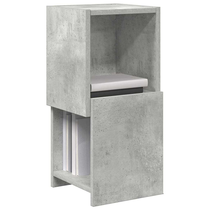 Hjørneskab Beton Grå 25,5x25x55cm Konstrueret træ
