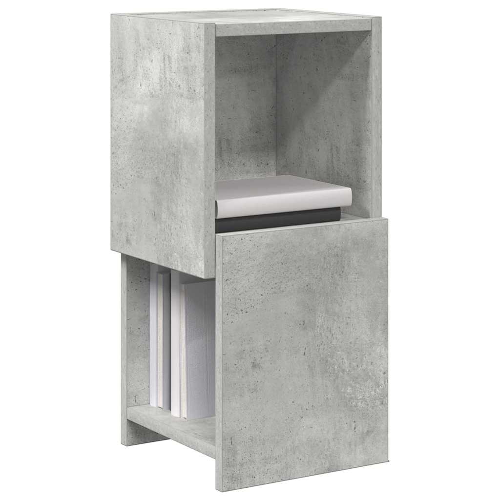 Hjørneskab 25,5x25x55cm Konstrueret træ Beton Grå