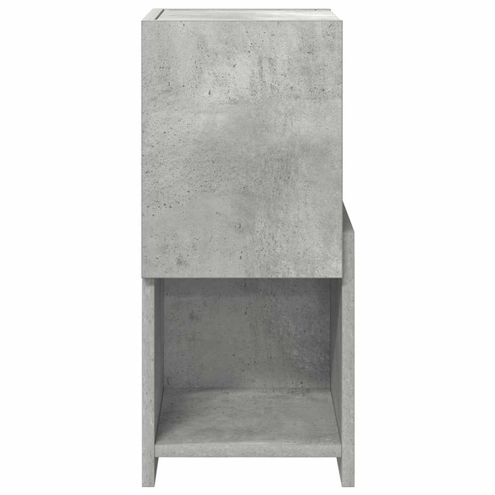 Hjørneskab Beton Grå 25,5x25x55cm Konstrueret træ