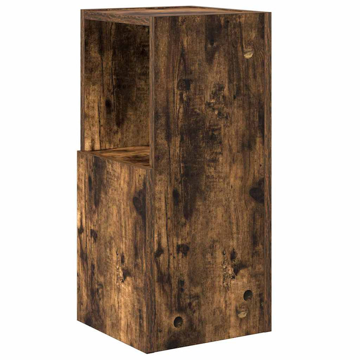 Hjørneskab Røget eg 25,5x25x55cm Konstrueret træ