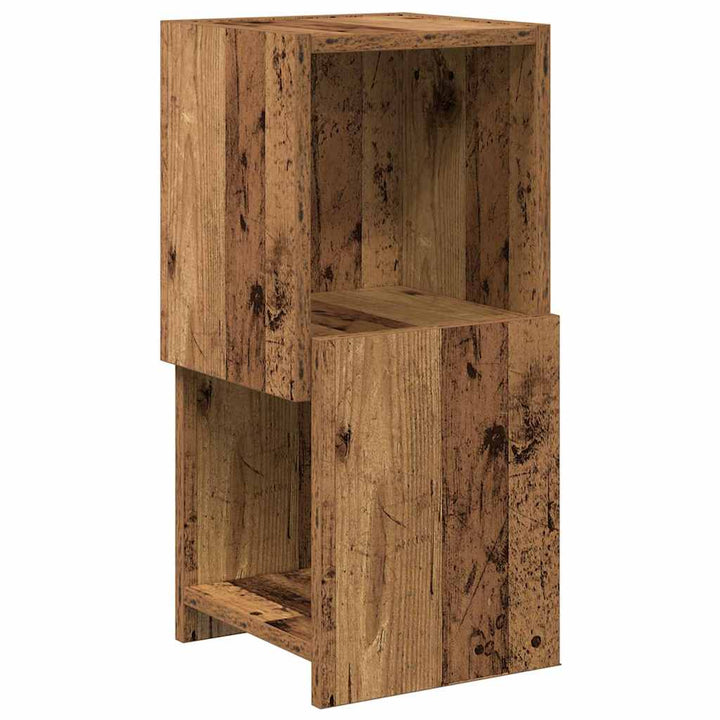 Hjørneskab Gammelt træ 25,5x25x55cm Konstrueret træ