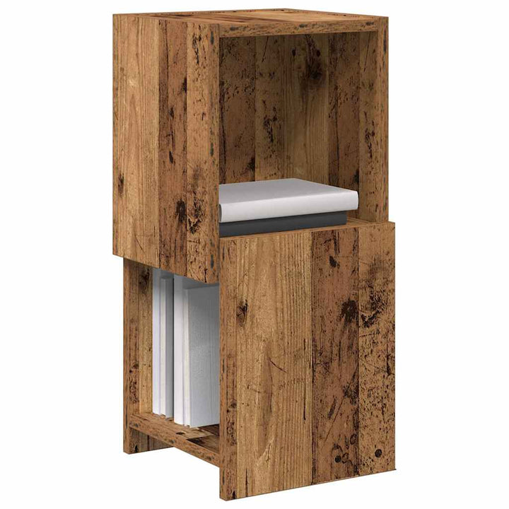 Hjørneskab Gammelt træ 25,5x25x55cm Konstrueret træ