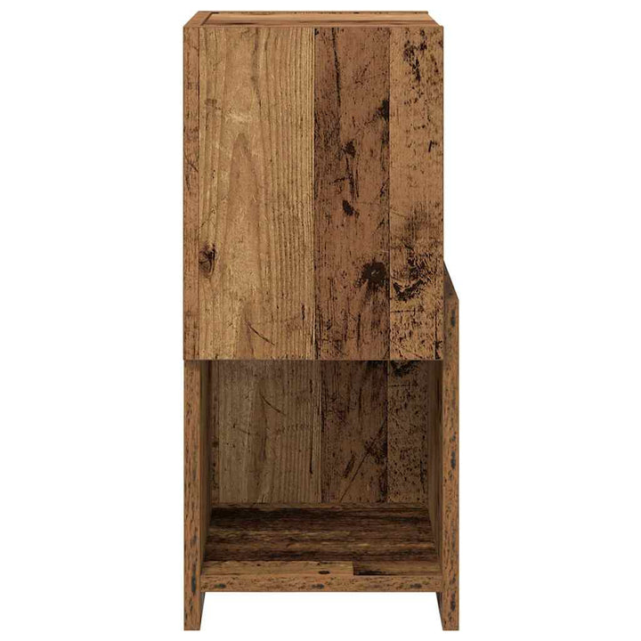 Hjørneskab Gammelt træ 25,5x25x55cm Konstrueret træ