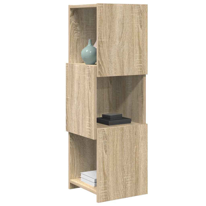 Hjørneskab 30,5x30x95cm Konstrueret træ Sonoma eg