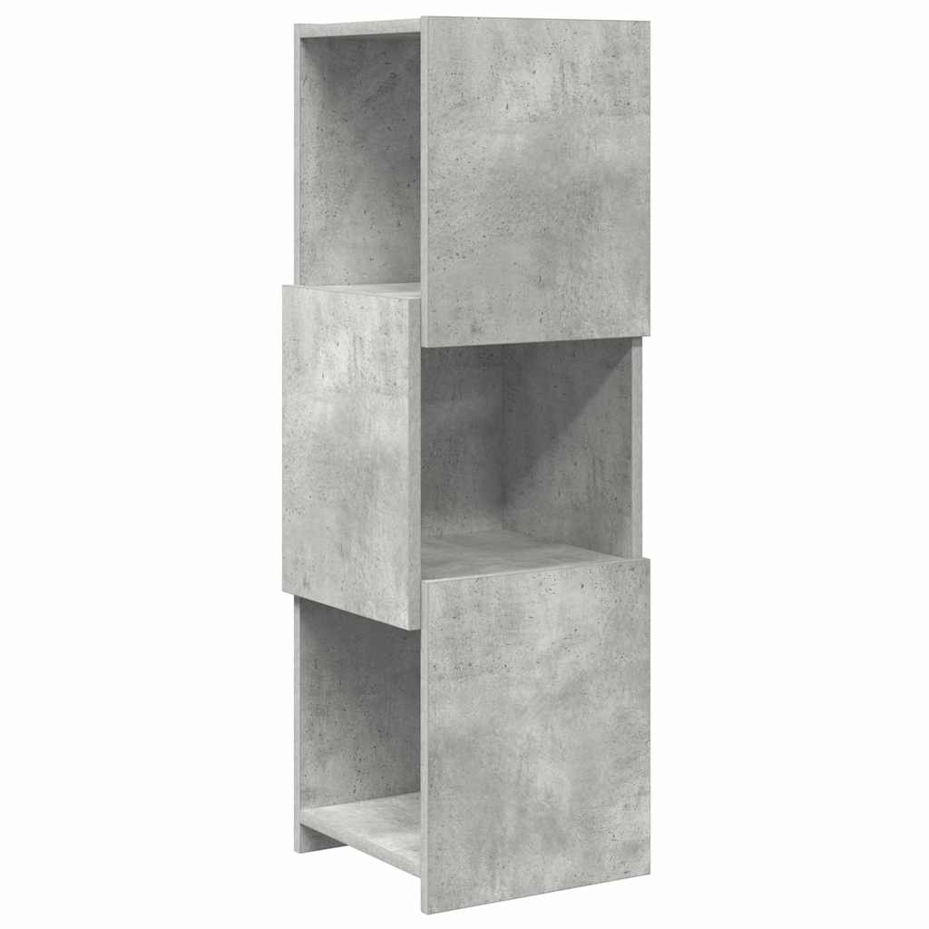 Hjørneskab 30,5x30x95cm Konstrueret træ Beton Grå