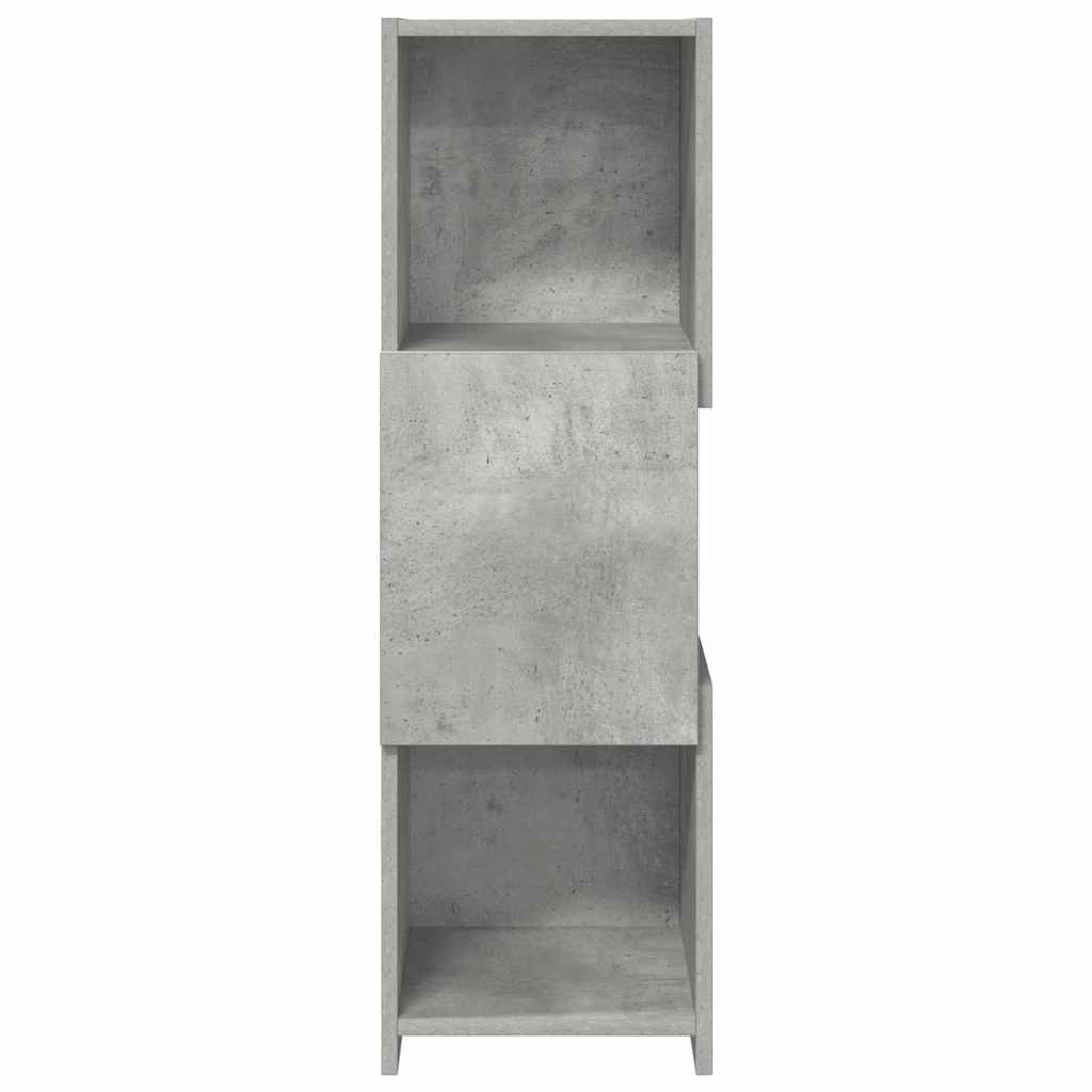 Hjørneskab 30,5x30x95cm Konstrueret træ Beton Grå