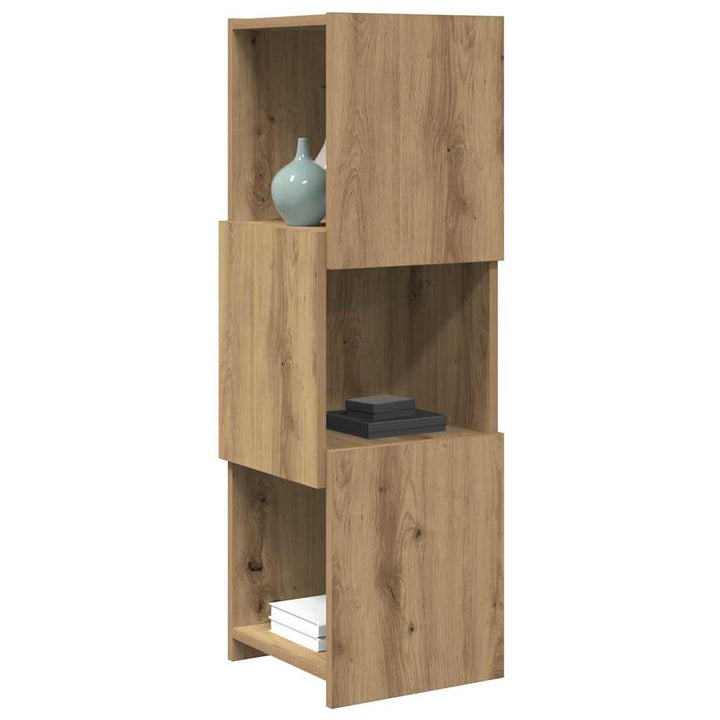 Hjørneskab 30,5x30x95cm Konstrueret træ Artisan Egetræ
