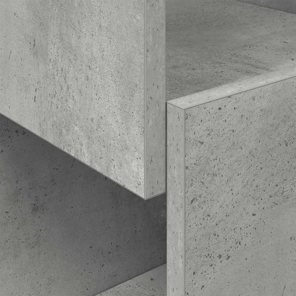 Hjørneskab 30,5x30x65cm Konstrueret træ Beton Grå