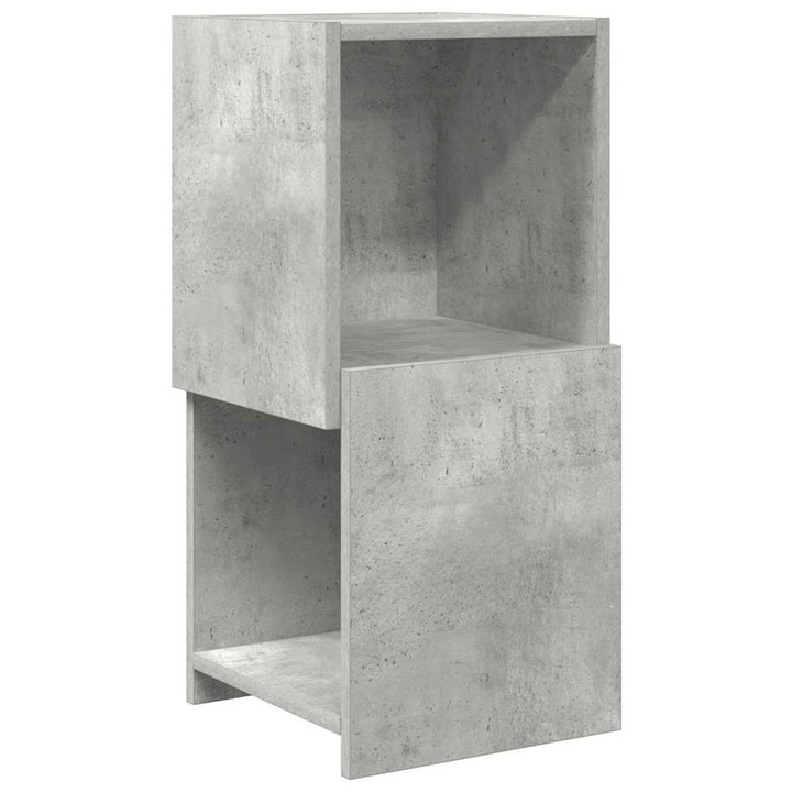 Hjørneskab Beton Grå 30,5x30x65cm Konstrueret træ