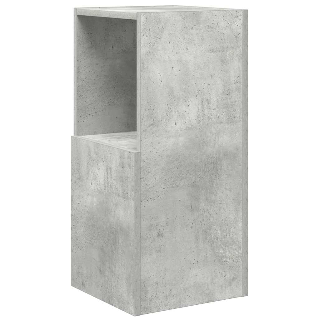 Hjørneskab Beton Grå 30,5x30x65cm Konstrueret træ