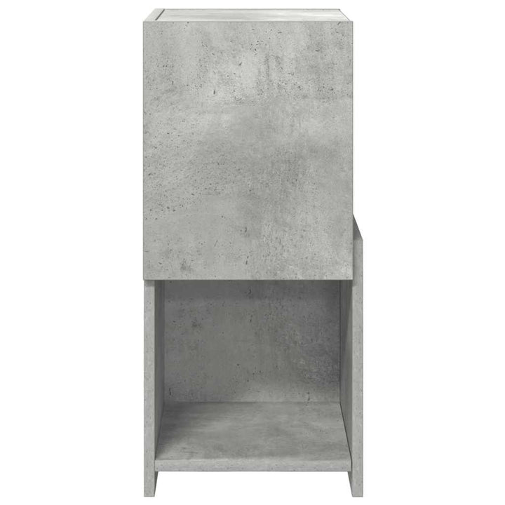 Hjørneskab Beton Grå 30,5x30x65cm Konstrueret træ