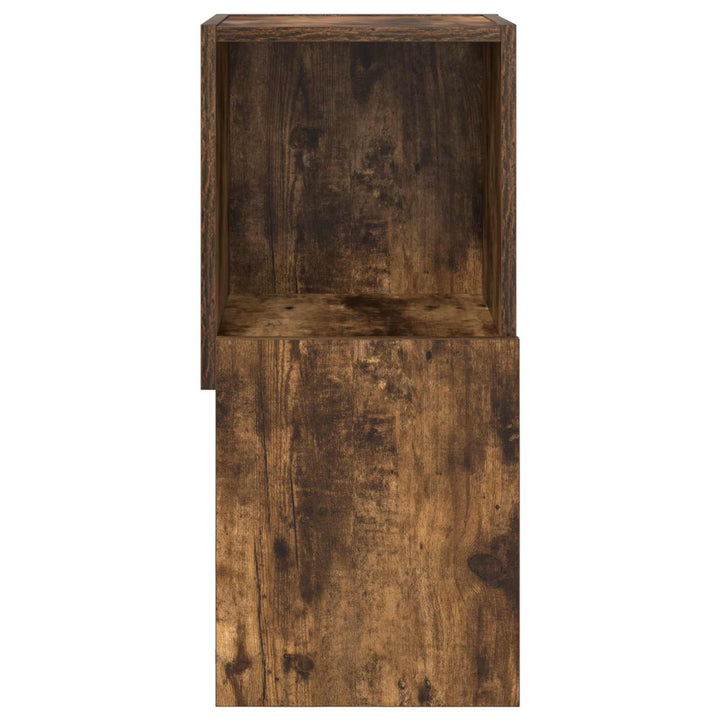 Hjørneskab Røget eg 30,5x30x65cm Konstrueret træ