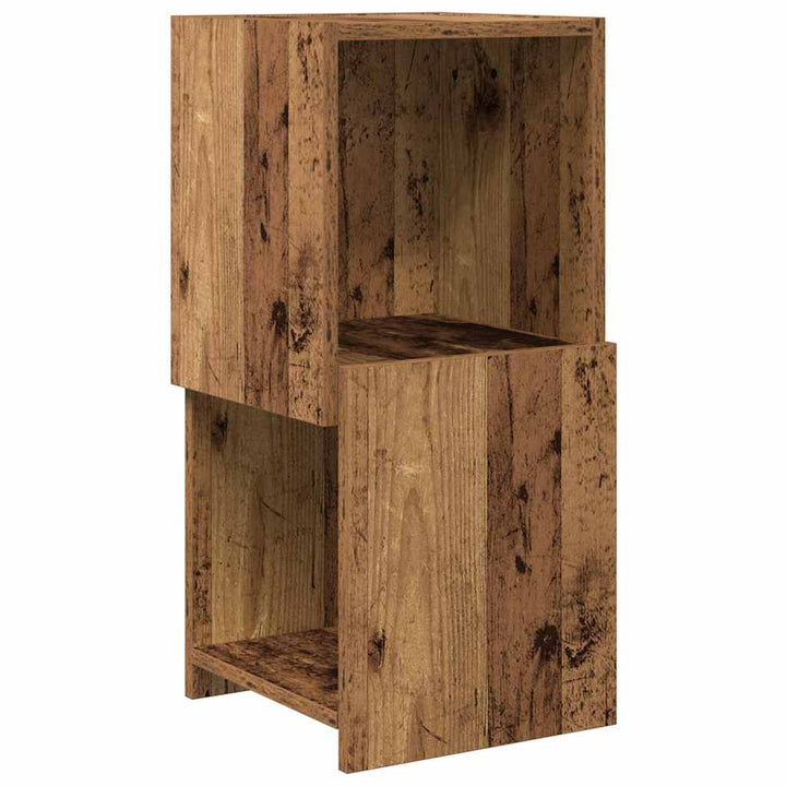 Hjørneskab Gammelt træ 30,5x30x65cm Konstrueret træ