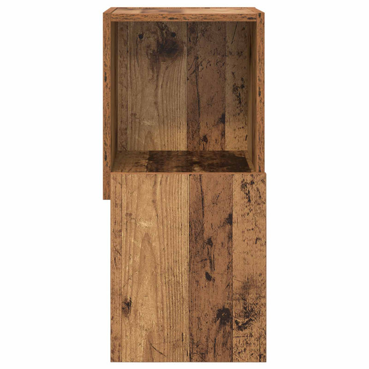 Hjørneskab Gammelt træ 30,5x30x65cm Konstrueret træ