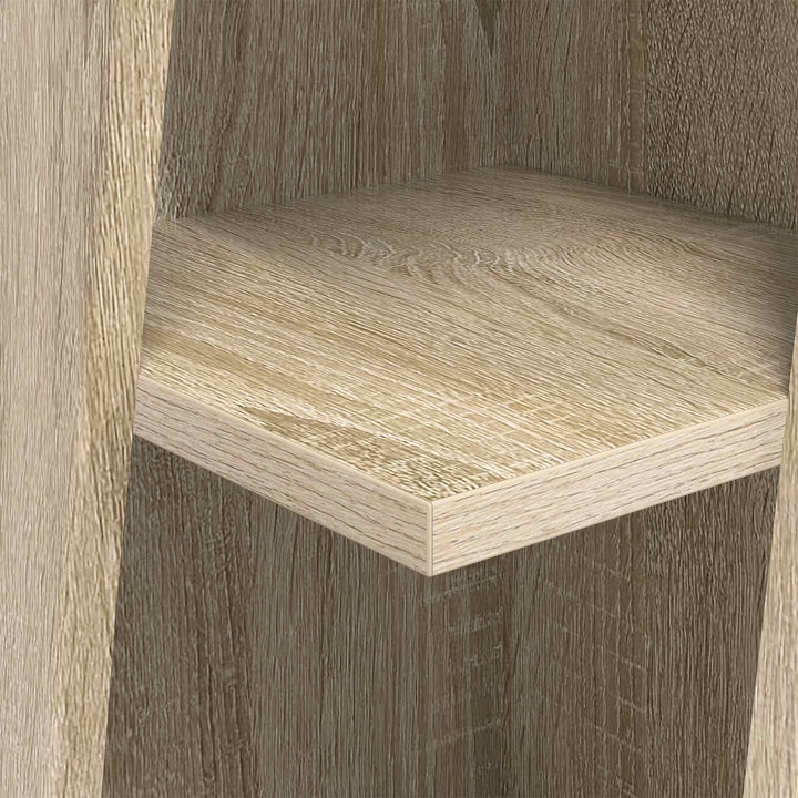 Hjørneskab 27,5x27x102cm Konstrueret træ Sonoma eg