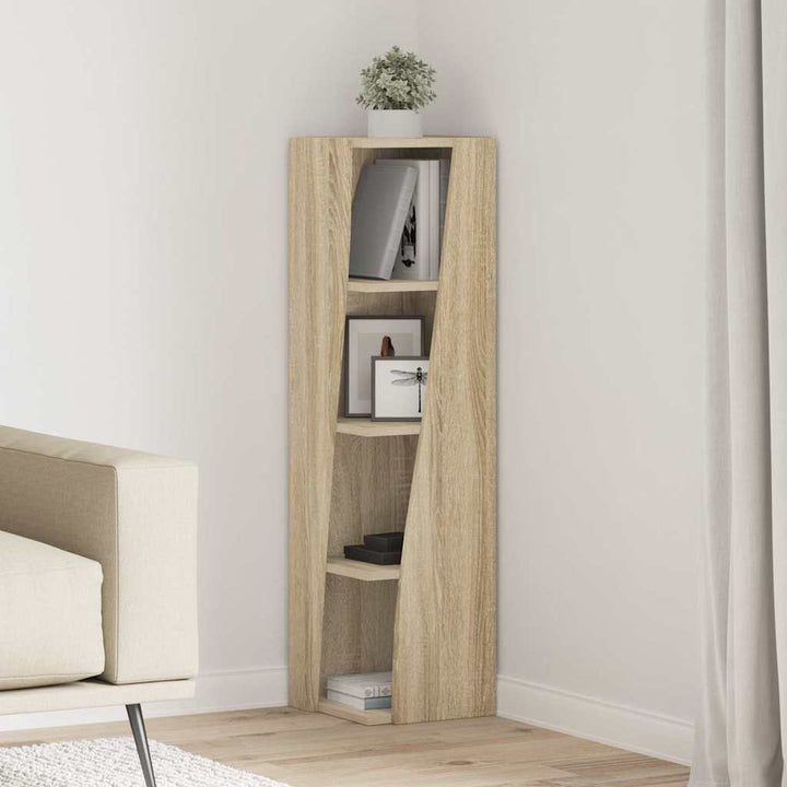 Hjørneskab Sonoma eg 27,5x27x102cm Konstrueret træ