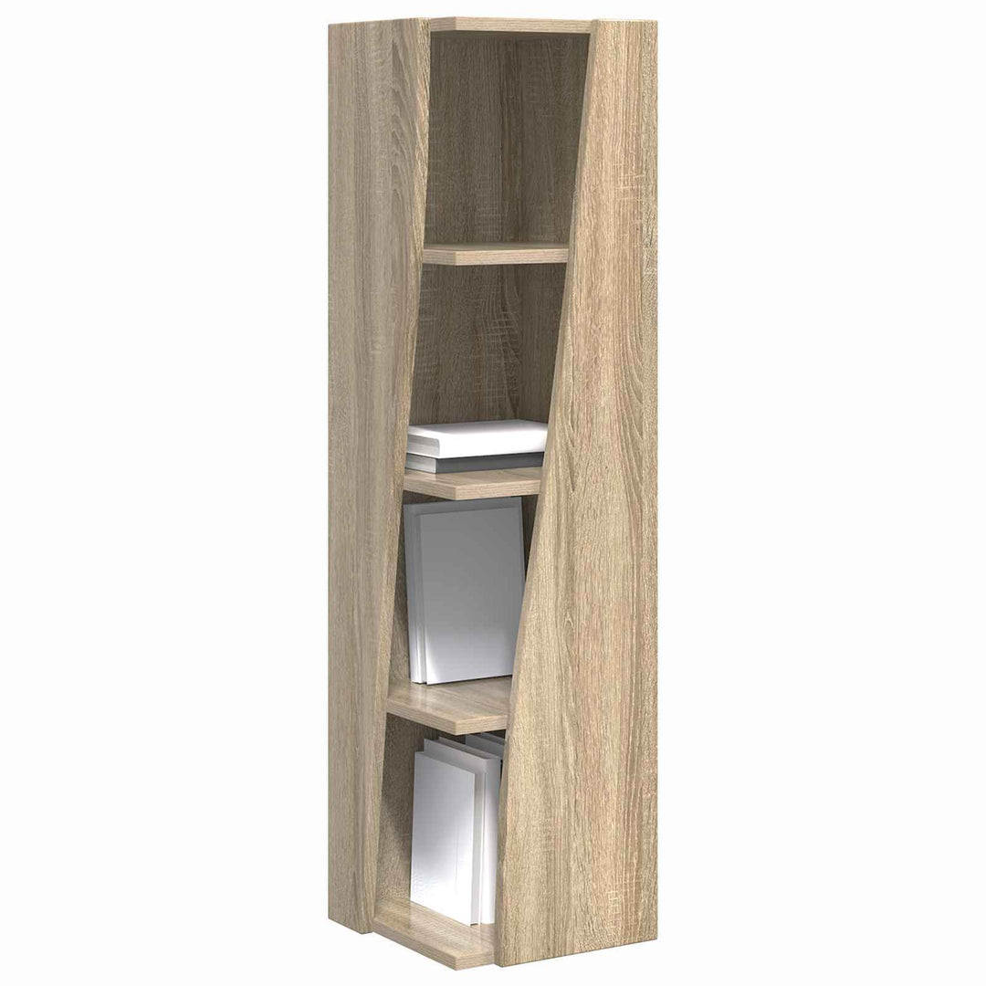Hjørneskab 27,5x27x102cm Konstrueret træ Sonoma eg