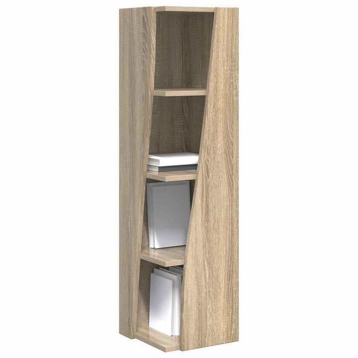 Hjørneskab 27,5x27x102cm Konstrueret træ Sonoma eg