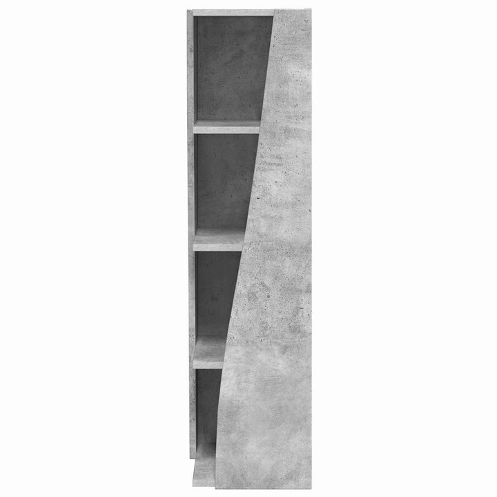 Hjørneskab 27,5x27x102cm Konstrueret træ Beton Grå
