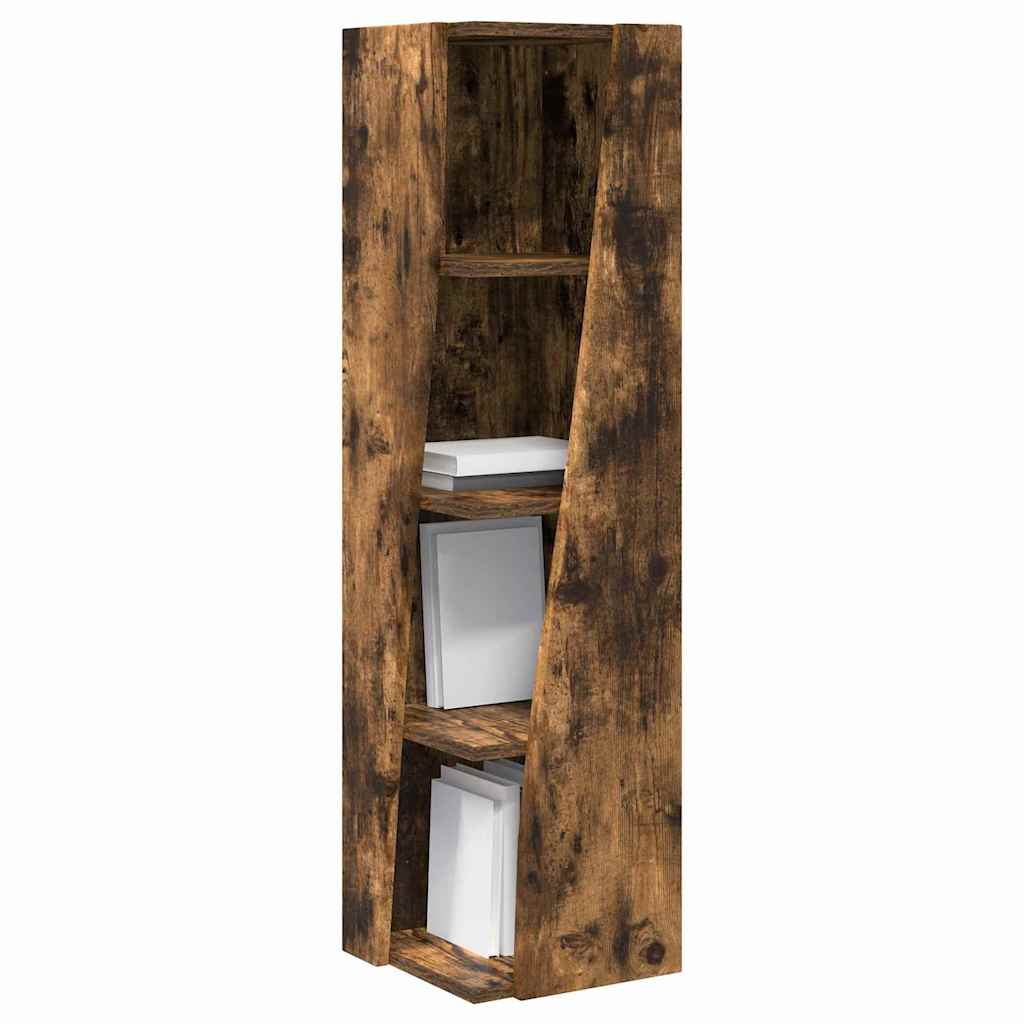 Hjørneskab Røget eg 27,5x27x102cm Konstrueret træ