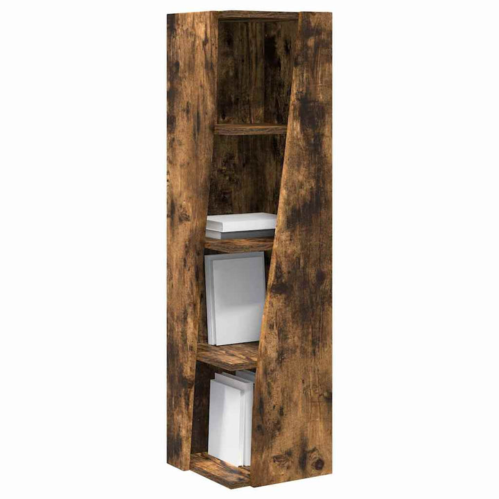 Hjørneskab Røget eg 27,5x27x102cm Konstrueret træ